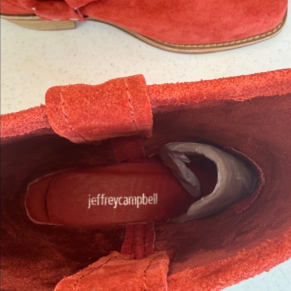 Jeffery Campbell/Waylon Harness Boot (Women)Tomato Red Size 7.5 NWOB - Picture 9 of 11